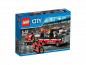 Preview: LEGO City 60084 Rennmotorrad-Transporter box von vorne