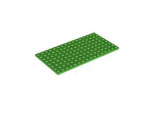 LEGO® Platte 8x16 Noppen beidseitig bebaubar helles Grün (BRIGHT GREEN) (4610353/92438)