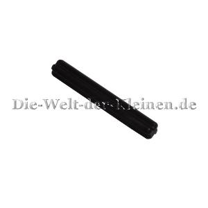 LEGO® Technic 4M / 4L Achse, Verbinder, Kreuzstange mit Nut / Einkerbungen Schwarz (BLACK) - (370526/3705)