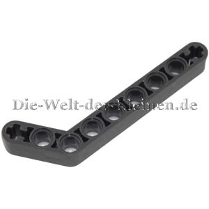 LEGO® Technic Liftarm 1x9 (3 - 7) gebogen mit 7 Pin-Löchern, 2 Kreuzlöchern Dunkelsteingrau (DK. ST. GREY) - (6276837/4210673/4281516/32271)