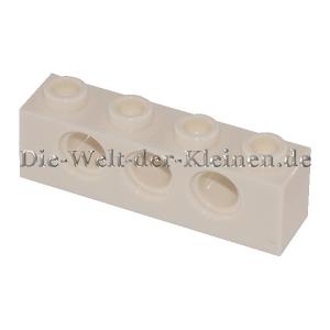 LEGO® Technic Stein 1x4 mit 3 Löchern Weiß (WHITE) - (370101/3701)