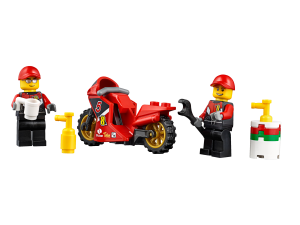 LEGO City 60084 Rennmotorrad-Transporter mit 2 Rennfahrern, Feuerlöscher und Motorrad