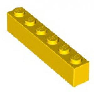 LEGO® Stein 1x6 helles Gelb (BR. Yellow) - (300924/3009)
