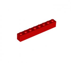 LEGO® Stein 1x8 helles Rot (BR. RED) (300821/3008)