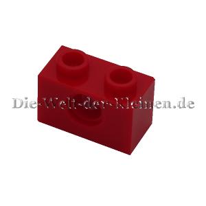 LEGO® Technic Stein 1x2 mit 1 Loch helles Rot (BR. RED) - (370021/3700)