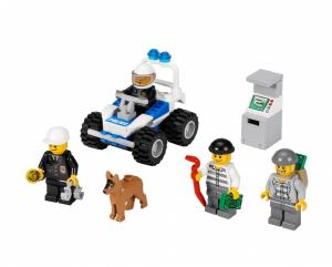 LEGO City 7279 Polizei Minifigurensammlung mit Hund und Fahrzeug