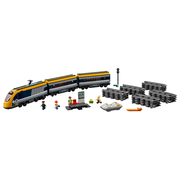 LEGO® City 60197 Personenzug aufgebaut