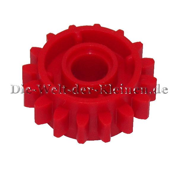 LEGO® Technic Zahnrad mit 16 Zähnen und Kupplung auf beiden Seiten helles Rot (BR. RED) - (6100930/18946)