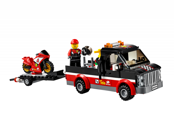 LEGO City 60084 Rennmotorrad-Transporter mit Pickup