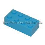 LEGO® Stein 2x4 Mittel Azurblau (MED. AZURBLUE) - (4625629/3001)
