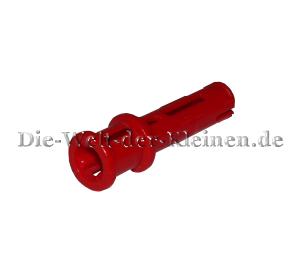 Preview: LEGO® Technic Long Pin 3L with Friction Ridges Lengthwise, cross hole and Stop Bush RED (RED) (4140806, 6347789, 32054) Preview: LEGO® Technic Long Pin 3L with Friction Ridges Lengthwise, cross hole and Stop Bush RED (RED) (4140806, 6347789, 32054)
