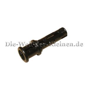 LEGO® Technic Long Pin 3L with Friction Ridges Lengthwise, cross hole and Stop Bush BLACK (BLACK) - (4140801/6321745/32054)