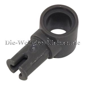 LEGO® Technic Pin Connector with Hole 1x2 DARK STONE GRAY (DK. ST. GRAY) - (6282144/6175330/15100)