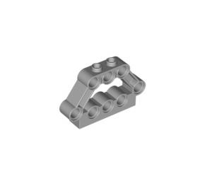 LEGO® Technic V-Engine Holder, Pin Connector Block 1x5x3 with 8 holes and 2 knobs MEDIUM STONE GRAY (MED. ST. GRAY) - (4205761/4158877/6271360/32333)