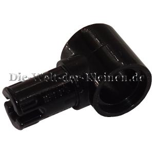 LEGO® Technic Pin Connector with Hole 1x2 Black (BLACK) - (6073231/6282140/15100)