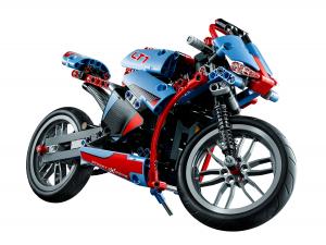 LEGO Technic 42036 Street Motorcycle front view 1