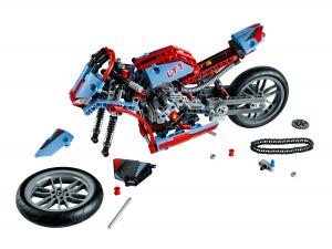 LEGO Technic 42036 Street Motorcycle decomposed