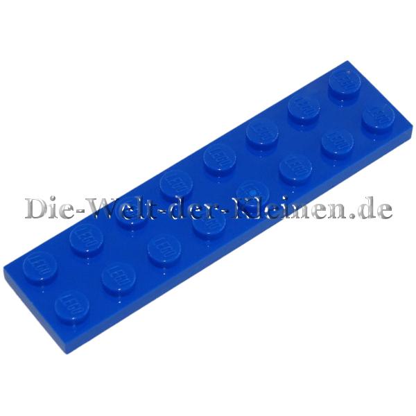 LEGO® Plate 2x8 with Knobs BRIGHT BLUE (BR. BLUE) - (303423/3034)