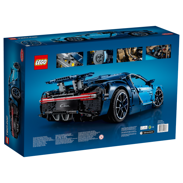 LEGO® Technic 42083 Bugatti Chiron box rear