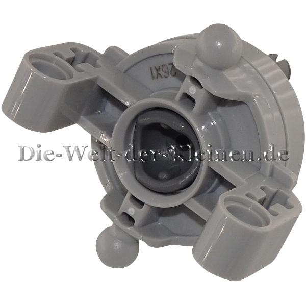 LEGO® Technic Steering Axle with 2 Pin Holes, 2 Axle Holes and 2 Ball Joint Arms MED. ST. GRAY / DK. ST. GRAY (MEDIUM STONE GRAY / DARK STONE GRAY) - (6365803/6275902/46490c01)