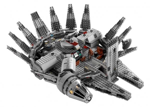 LEGO 7965 Star Wars Millennium Falcon builded