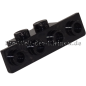 Preview: LEGO Halterung 1x4 Schwarz (BLACK) (6168620, 28802)