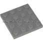 Preview: LEGO Plate 4x4 MEDIUM STONE GREY (MED. ST. GREY) (4243819, 303126, 3031)