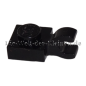 Preview: LEGO® Platte 1x1 mit Noppe mit Clip horizontal Schwarz  (BLACK) (6308000, 4517925, 61252)