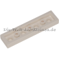 Preview: LEGO Platte 1x4 Weiß (WHITE) (6552108, 371001, 371051, 6548266)