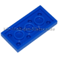Preview: LEGO® Platte 2x4 mit 8 Noppen Blau (BLUE) (4240375, 3020)