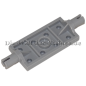 Preview: LEGO® Achsplatte 2x4 mit 2 Pins Mittelsteingrau (MEDIUM STONE GREY) (4211572, 30157)