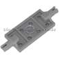 Preview: LEGO® Achsplatte 2x4 mit 2 Pins Mittelsteingrau (MEDIUM STONE GREY) (6408542, 40687)