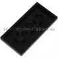 Preview: LEGO® Fliese 2x4 glatt Schwarz (BLACK) (4560182/87079)