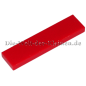 Preview: LEGO® Fliese 1x4 glatt helles Rot (BR. RED) (243121, 2431)