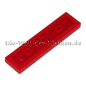 Preview: LEGO® Fliese 1x4 glatt helles Rot (BR. RED) (243121, 2431)