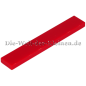 Preview: LEGO® Fliese 1x6 glatt helles Rot (BR. RED) (4113858, 6636)