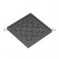 Preview: LEGO® Plate modified 4x4 with 4 Knobs and MEDIUM STONE GRAY (MED. ST. GRAY) (4211837, 6179)