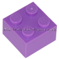 Preview: LEGO® Stein 2x2 Mittel Lavendel (MED. LAVENDER) (6545844, 6070321, 3003)