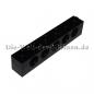 Preview: LEGO® Technic Brick 1x6 with 5 hole black (BLACK) - (389426/3894) Top