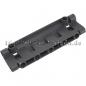 Preview: LEGO® Technic Flat Panel curved / edge with round Holes for Pins 3x11 DK. ST. GRAY (DARK STONE GRAY) (6361938, 6211633, 62531)