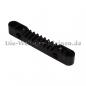 Preview: LEGO® Technic Gear Rack 1x7 with 2 Axle holes and 2 Pin Holes Black (BLACK) - (6327430/4562009/87761) top