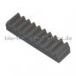 Preview: LEGO® Technic Gear Rack 1 4 MED. ST. GREY (MEDIUM STONE GREY) - (4211450/3743) Top Front