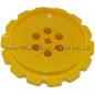 Preview: LEGO® Technic Kettenrad extra groß helles Gelb (BR. YELLOW) - (6253463/42529) Vorderseite
