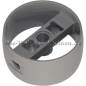 Preview: LEGO Cylinder 4x4x1.66 with pin holes and center rod MEDIUM STONE GREY (MED. ST. GREY) (6360332, 428