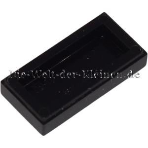 LEGO® Tile 1x2 smooth/flat BLACK (BLACK) (306926, 3069)