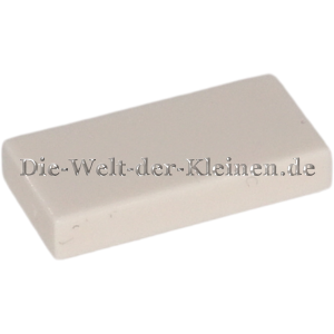 LEGO Fliese 1x2 glatt Weiß (WHITE) (6548264, 306901, 3069)