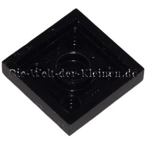 LEGO® Platte 2x2 mit Noppen Schwarz (BLACK) (302226, 3022)