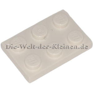 LEGO® Platte 2x3 Weiß (WHITE) (6550136, 302101, 3021)