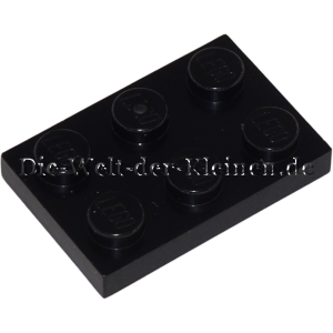 LEGO Plate 2x3 BLACK (BLACK) (302126, 3021)