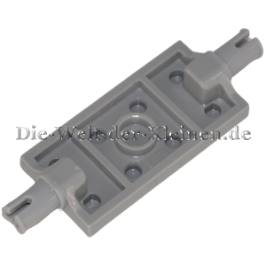LEGO® Achsplatte 2x4 mit 2 Pins Mittelsteingrau (MEDIUM STONE GREY) (6408542, 40687)